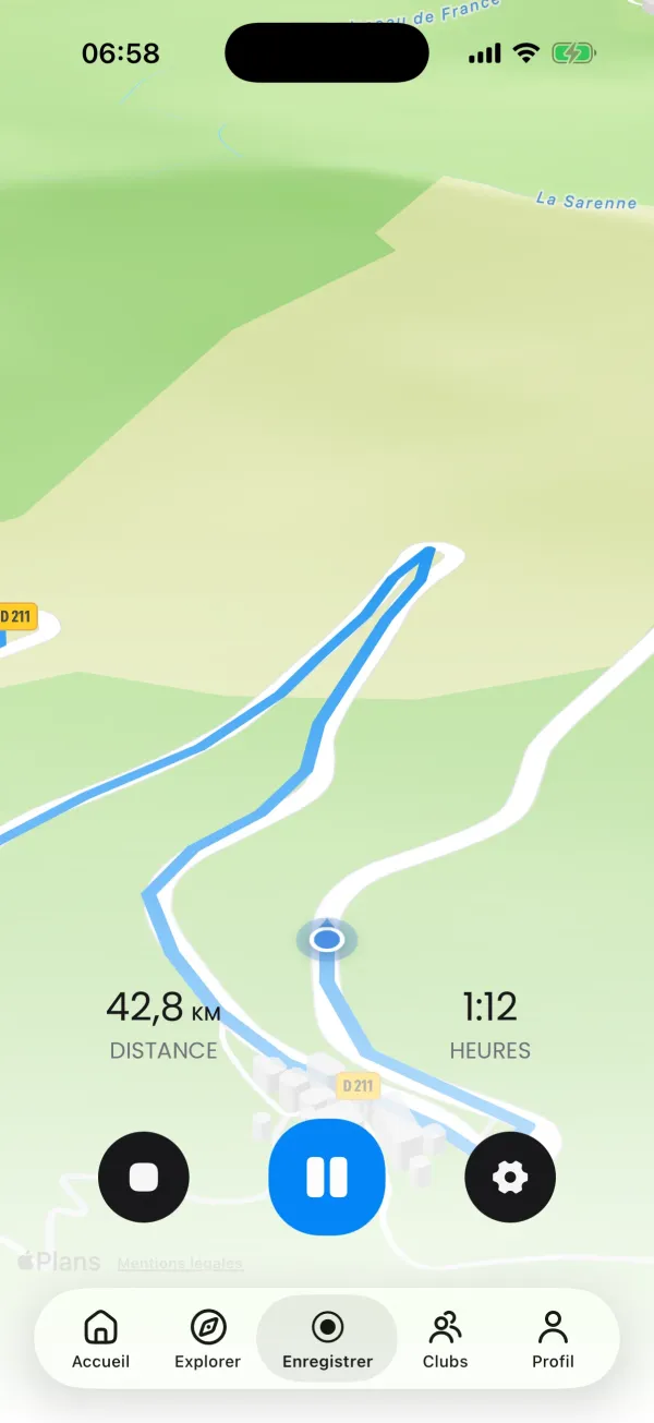 Suivi GPS: Enregistrez vos sorties