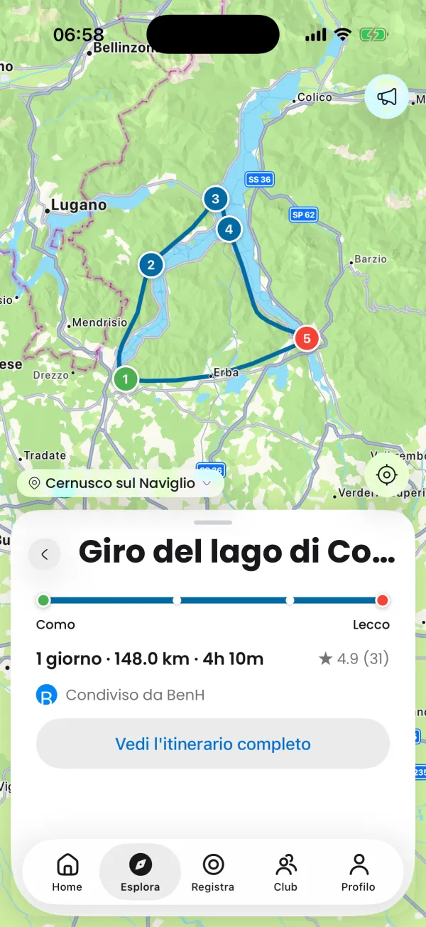 Itinerari: Itinerari pronti da guidare